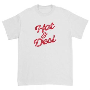 Hot & Desi Red Text