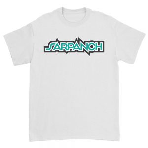 Sarpanch on white t-shirt